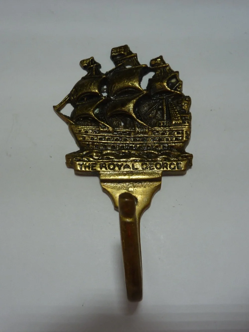 Vintage Brass Victorian Hooks Elizabeth Galleon The Royal George